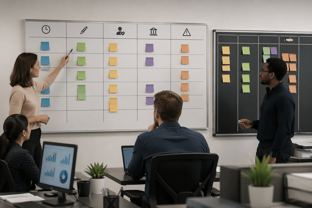 Create a weekly operating rhythm and controls