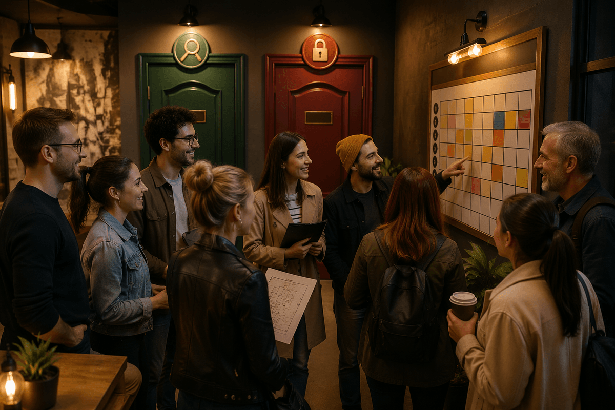 Top Budapest escape rooms by group style